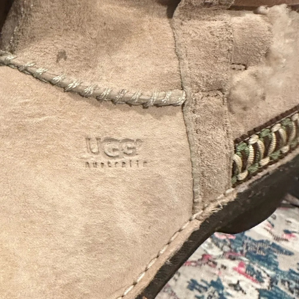 UGG Australia Suede Ankle Boots 7 Cove 5178 Shoes